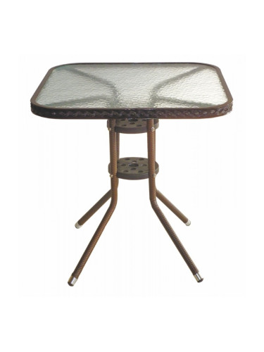 Ратанова маса 4125 А 75/75/72h кафява