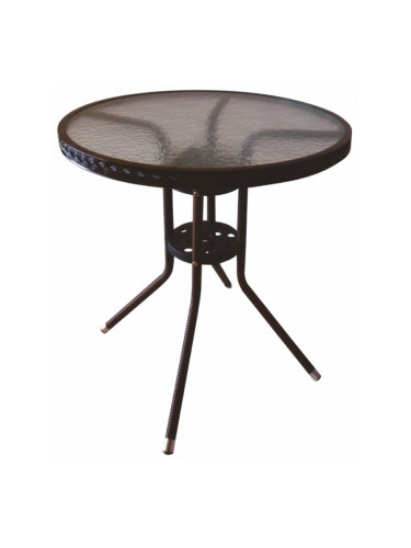 Ратанова маса 4125 B ф75/72h кафява