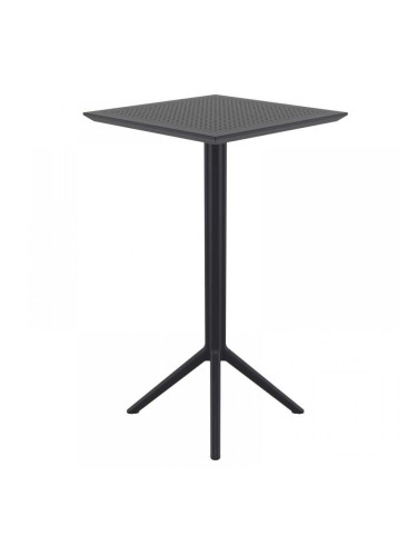 Маса Бар Скай 60/60/110h сгъваема черна