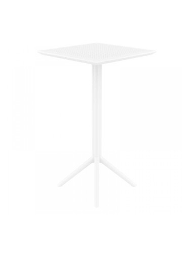 Маса Бар Скай 60/60/110h сгъваема бяла