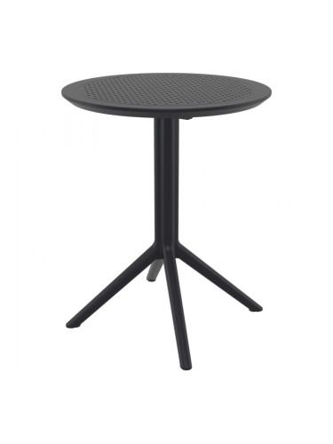 Маса Скай ф60/74h сгъваема черна