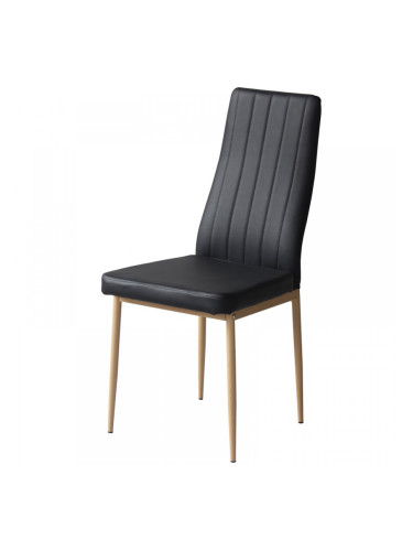 Стол AM-A-311 черна кожа