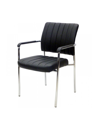 Офис стол B-35 посетителски стол черен