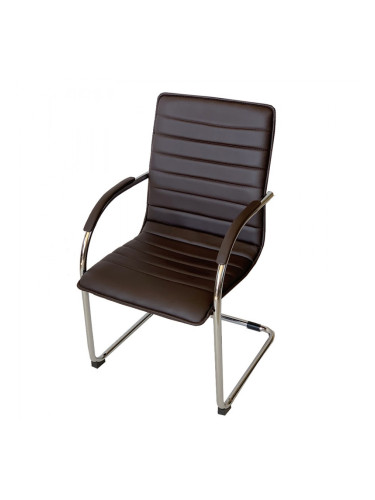 Офис стол B-46 посетителски кафяв