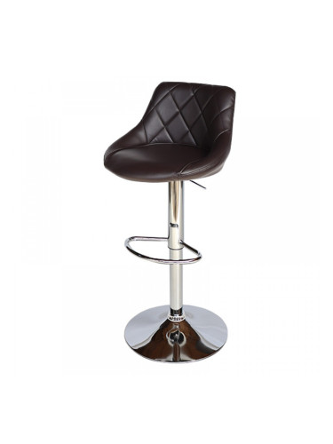 Бар стол Калипсо-16 кожа-кафява