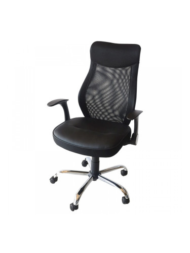 Офис стол Сигма 1 черна мрежа