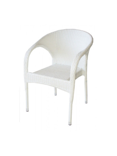 Ратанов стол 290 бял