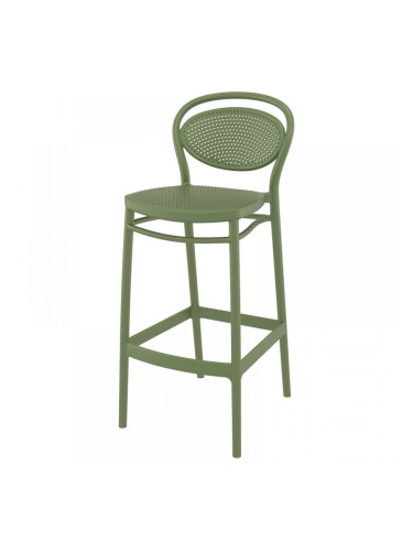 Бар стол Марсел маслено зелен