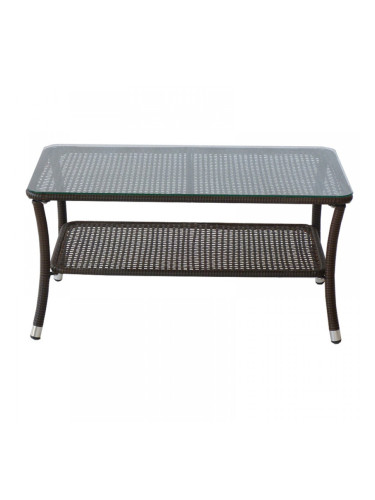 Ратанова маса ST-34 85/50/42h кафява