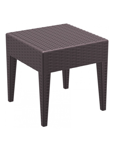 Пластмасова маса Маями 45/45/45h кафява