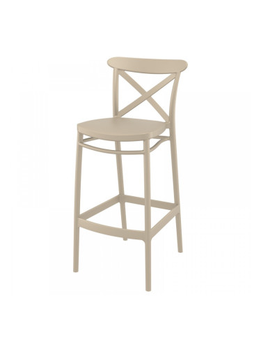 Бар стол Крос бежов