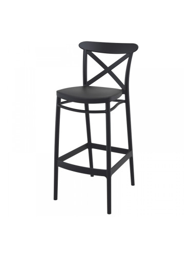 Бар стол Крос черен