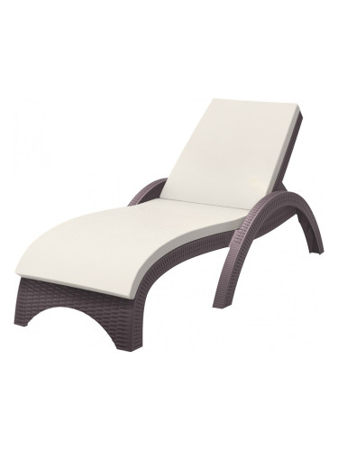 Възглавница за шезлонг Фиджи 5см бежова