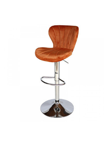 Бар стол Калипсо-19 кадифе -керемида