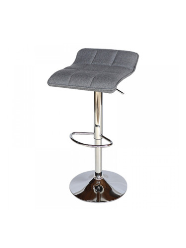 Бар стол Калипсо -5 текстил -сив