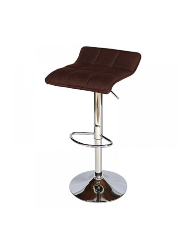 Бар стол Калипсо -5 текстил -тъмно кафяв