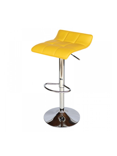 Бар стол Калипсо -5 кожа-жълта