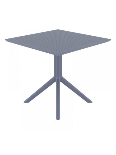 Маса Скай 70/70/74h тъмно сива