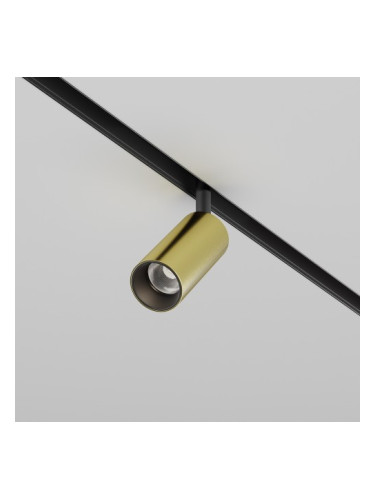 LED спот за магнитна шина Maytoni TR032-4-5W3K-M-DS-BBS Focus 5W 2700K - 6000K Exility Magnetic track Satin Brass DIMMABLE