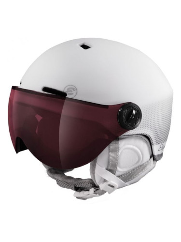 Etape CORTINA PRO Дамска  скиорска каска с визьор, бяло, размер (58 - 61)