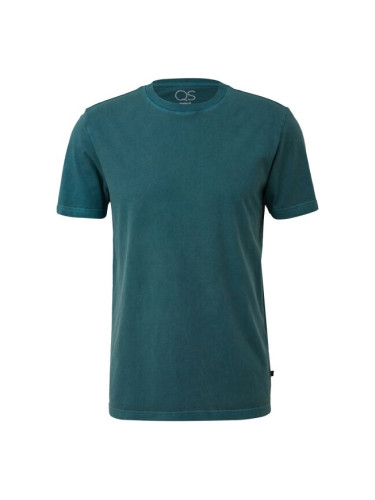 s.Oliver Q/S T-SHIRT Мъжка тениска, тъмнозелено, размер
