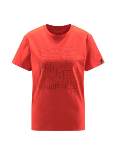 HAGLÖFS CAMP W Дамска тениска, червено, размер