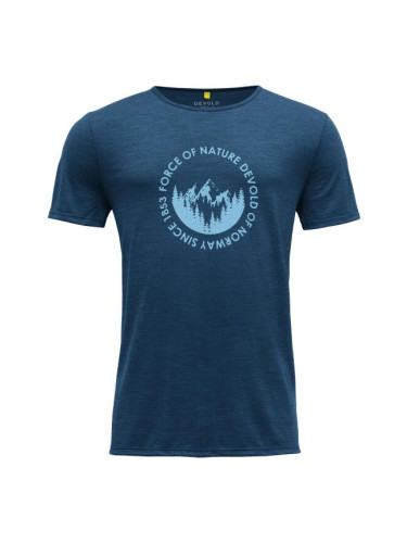 Devold LEIRA MAN TEE Мъжка тениска, синьо, размер