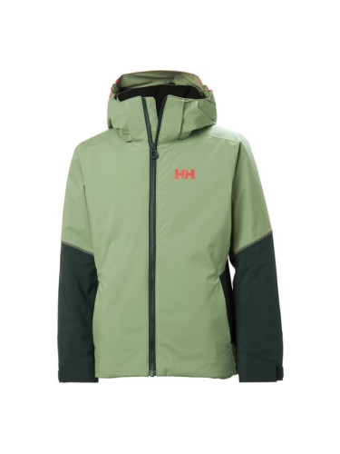 Helly Hansen JEWEL JACKET Момичешко ски яке, зелено, размер 10Y
