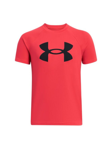 Under Armour TECH BIG LOGO SS Тениска за момчета, червено, размер S