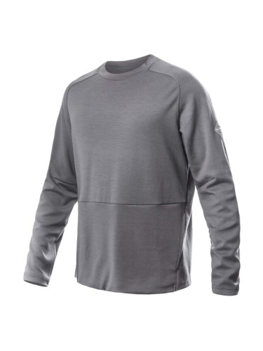 Sensor MERINO UPPER Мъжки суитшърт, сиво, размер