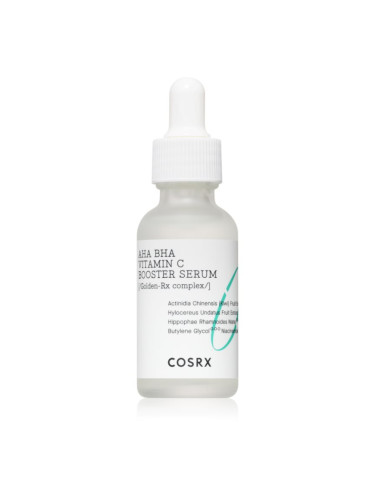 Cosrx AHA/BHA Vitamin C Booster Serum изглаждащ ексфолиращ серум за озаряване на лицето 30 мл.