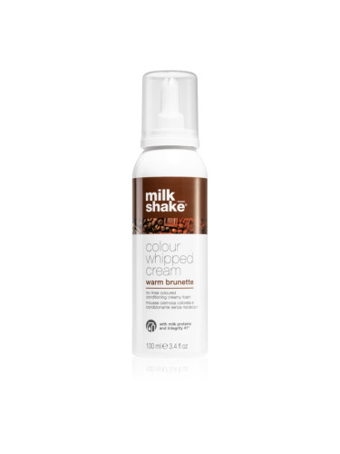milk_shake® Colour Whipped Cream тонираща пяна за всички видове коса Warm Brunette 100 мл.