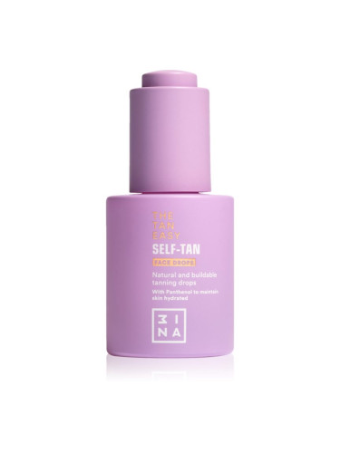 3INA The Tan Easy Self-Tan Face Drops автобронзантни капки за лице 30 мл.