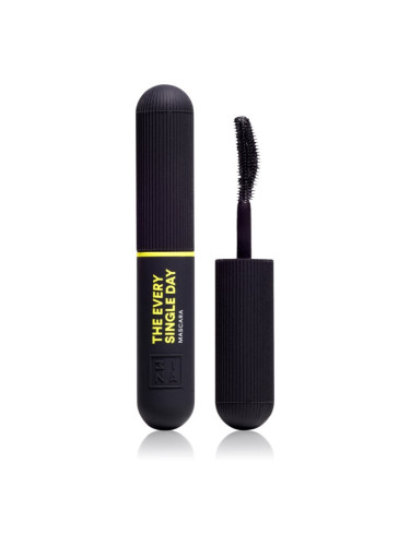 3INA The Every Single Day Mascara спирала за удължаване и извиване на миглите цвят 900 3.5 мл.