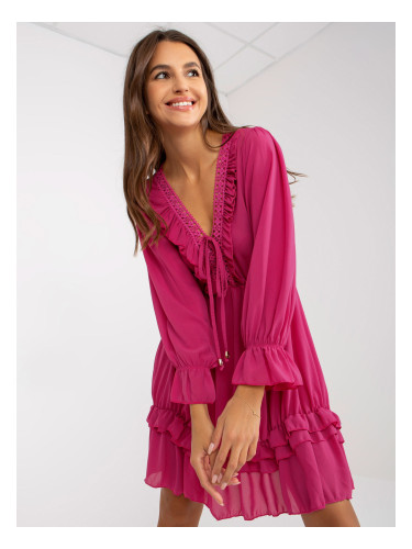 Dress-TW-SK-BI-0761.92-fuchsia