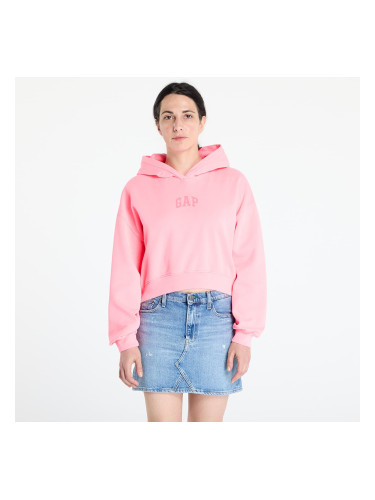 Суитшърт GAP Pg Logo Cropped Po Hoodie Sassy Pink L