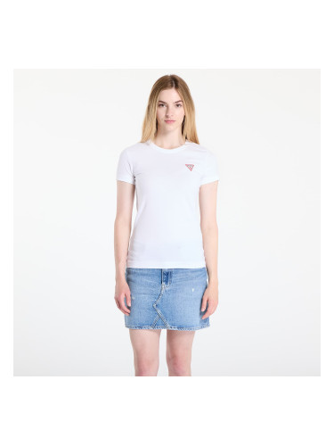 Тениска GUESS Ss Cn Mini Triangle White XS