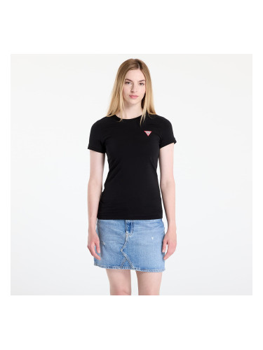 Тениска GUESS Ss Cn Mini Triangle Black XS