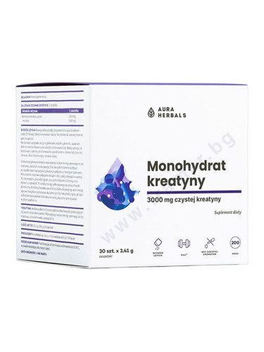АУРА ХЕРБАЛС КРЕАТИН МОНОХИДРАТ саше * 30