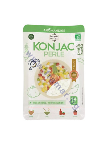 АРОМАНДИСЕ БЕЗГЛУТЕНОВИ ДИЕТИЧНИ ПЕРЛИ КОНДЖАК И ОРИЗ 150 г
