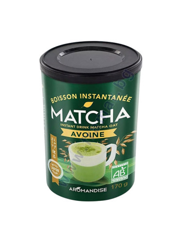 АРОМАНДИСЕ МАТЧА И ОВЕС тонизираща напитка на прах 170 г