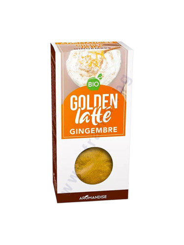 АРОМАНДИСЕ ЗЛАТНО ЛАТЕ С КУРКУМА И ДЖИНДЖИФИЛ разтворима напитка на прах 60 г