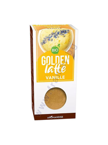 АРОМАНДИСЕ ЗЛАТНО ЛАТЕ С КУРКУМА И ВАНИЛИЯ разтворима напитка на прах 60 г