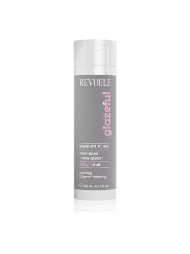 Revuele Glazeful Milky Toner Barrier Bliss тоник за лице за укрепване на кожната бариера 200 мл.