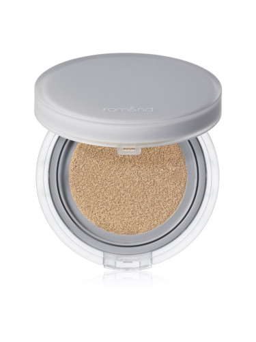rom&nd Nu Zero Cushion лек защитен фон дьо тен в гъба за озаряване на лицето цвят 04 Beige 23 15 гр.