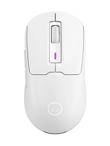  Гейминг мишка Lorgar - MSA10W, оптична, безжична, бяла