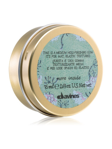 Davines More Inside Medium Hold Finishing Gum гума за стайлинг за матиране 75 мл.