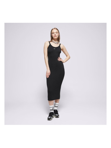 Nike Рокля W Nsw Nk Chll Knt Mrib Tnk Drs дамски Дрехи Рокли и поли HJ0710-010 Черен