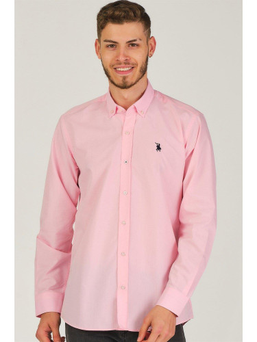 G925 DEWBERRY MEN'S SHIRT-PINK