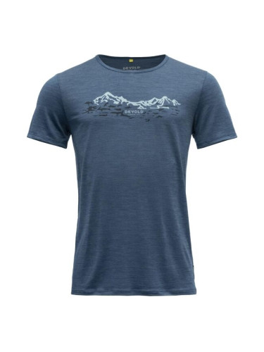 Devold UTLADALEN MERINO 130 TEE Мъжка тениска, тъмносин, размер